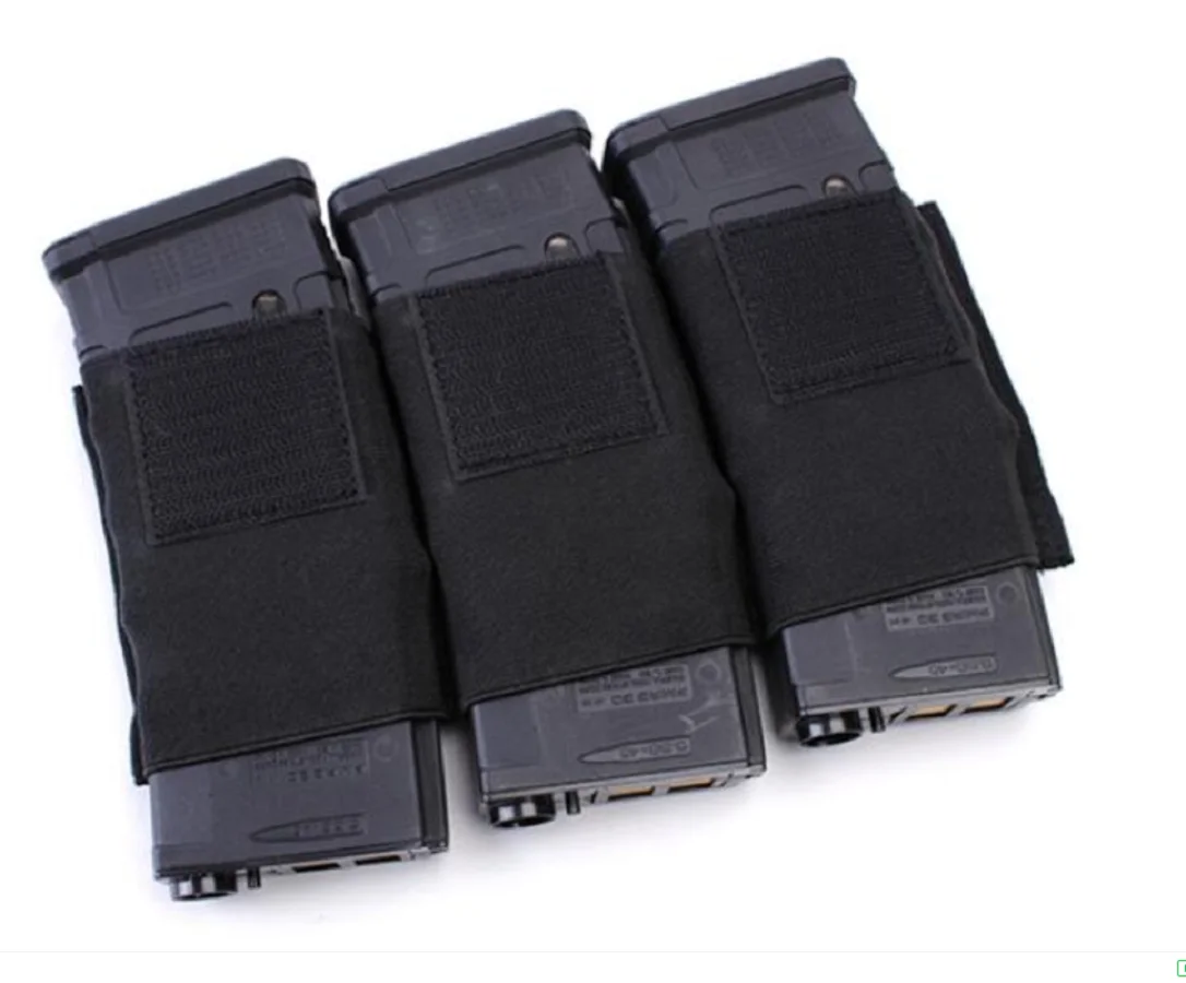 

Outdoor Tactical MK3 / MK4 AR Triple 556 Magazine Bag Compartment Magnetic Carrier Elastic Shackle