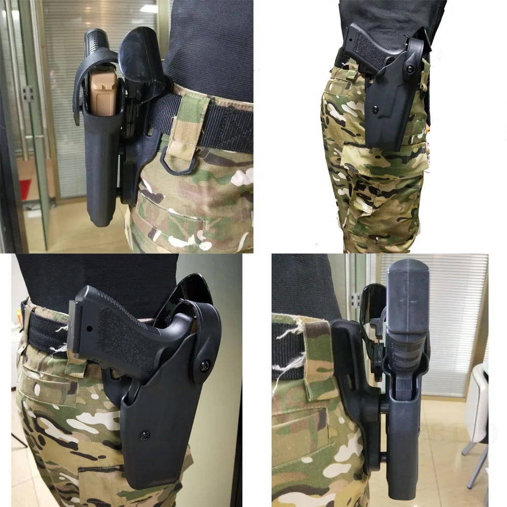 Военный тактический ремень для пистолета topiston кобура Safariland Glock17 19 22 23 31 32