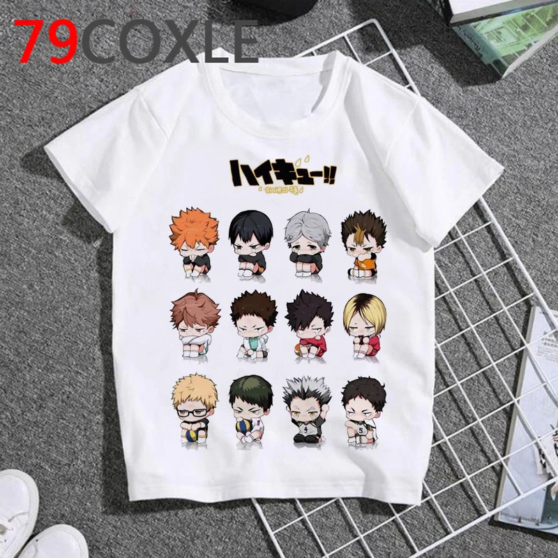 

haikyuu teenage big bother girls tee cute anime costume roupas infantis masculino t-shirt clothing big bother