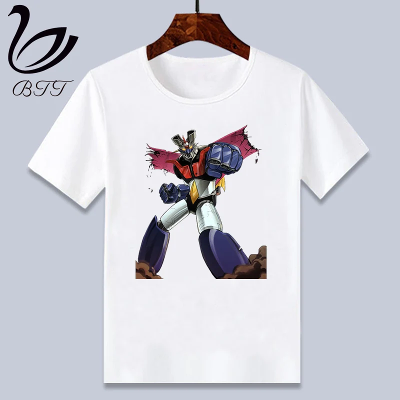 Японский комикс Mazinger Z футболка для маленьких мальчиков и девочек с рисунком
