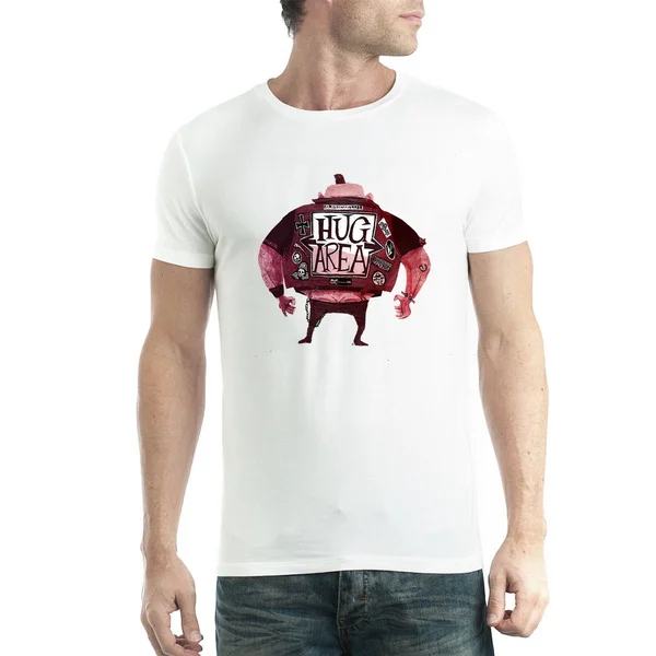 

Summer Creative Art Pattern Printing Fashion Casual Round Neck Cotton Men's T-Shirt 317
