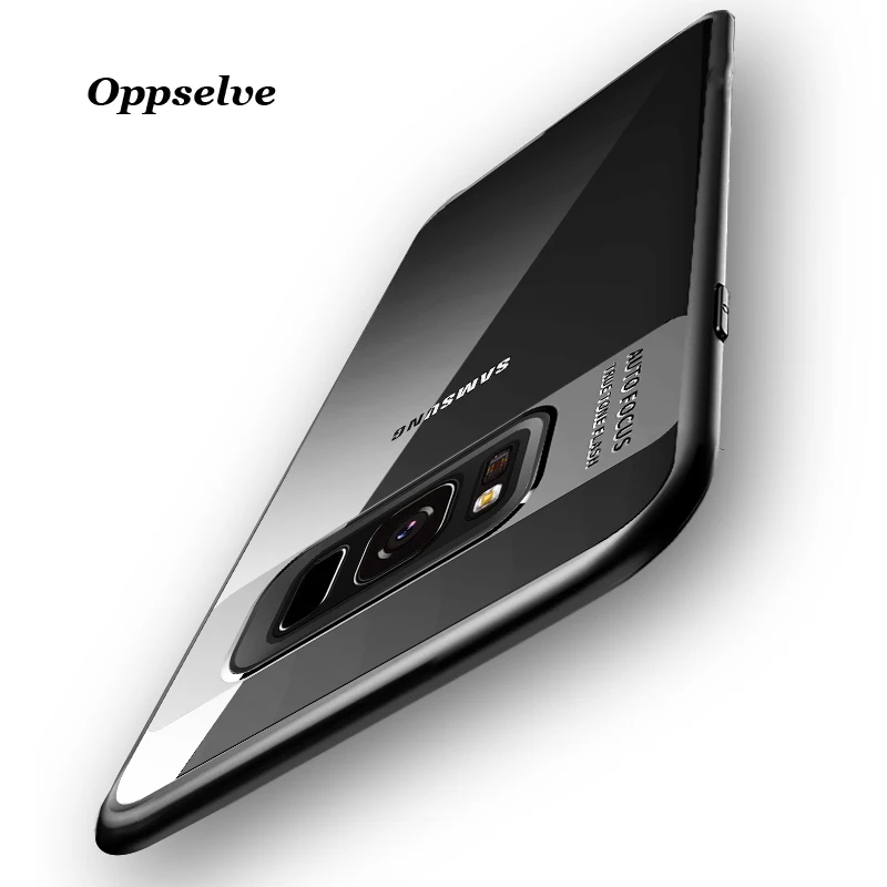 Oppselve Роскошный чехол для iPhone X 10 8 7 6 6S Plus Capinhas PC & TPU силиконовый samsung Note S8 Coque