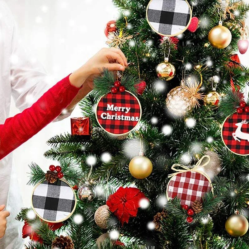 

BMBY-14 Pieces Embroidery Hoop, Plastic Circle Cross Stitch Hoop Ring 3 Inch and 4 Inch for Embroidery and Cross Stitch