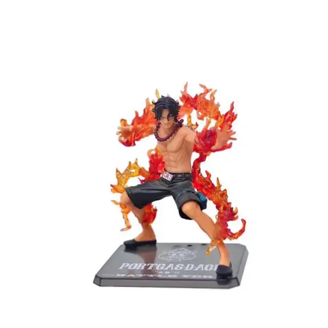 One Piece Portgas D Ace Battle Fire Action Figures Toys Japan Anime Collectible Figurines PVC Model Toy for Anime Lover Figurine 4