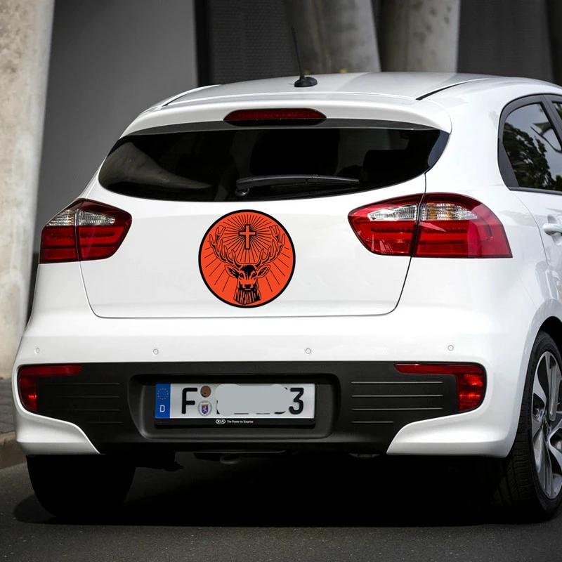 

Hot Creative Jager Liqueur Sticker Decal Alcohol Bar Wall Car Sticker for Window Bumper Camping Vinyl Waterproof PVC Decal