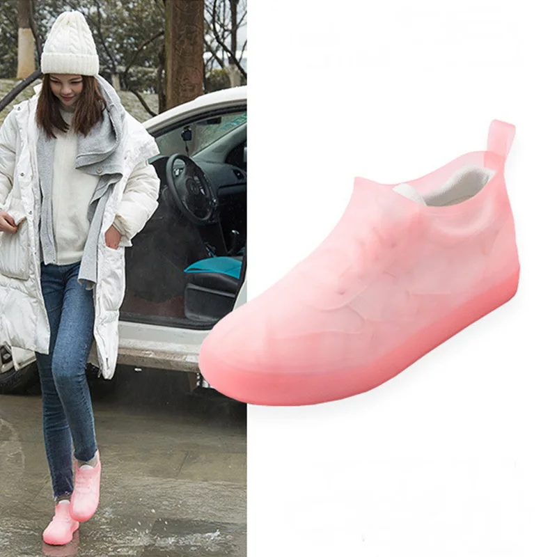 Резиновые Нескользящие Чехлы для обуви водонепроницаемые Многоразовые дождевые