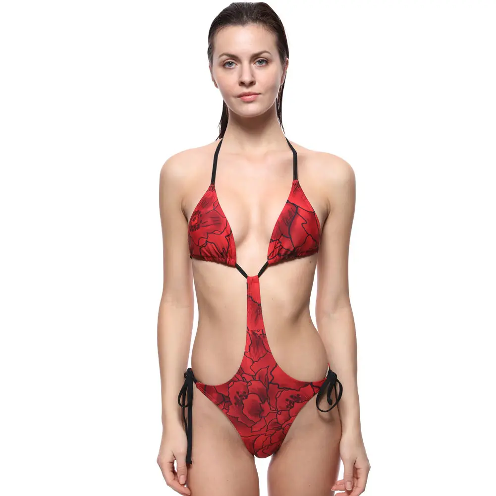 

New Summer Printed One-piece Swimsuit Sexy Bikini Beach Swimsuit One Piece Swimsuit Women
