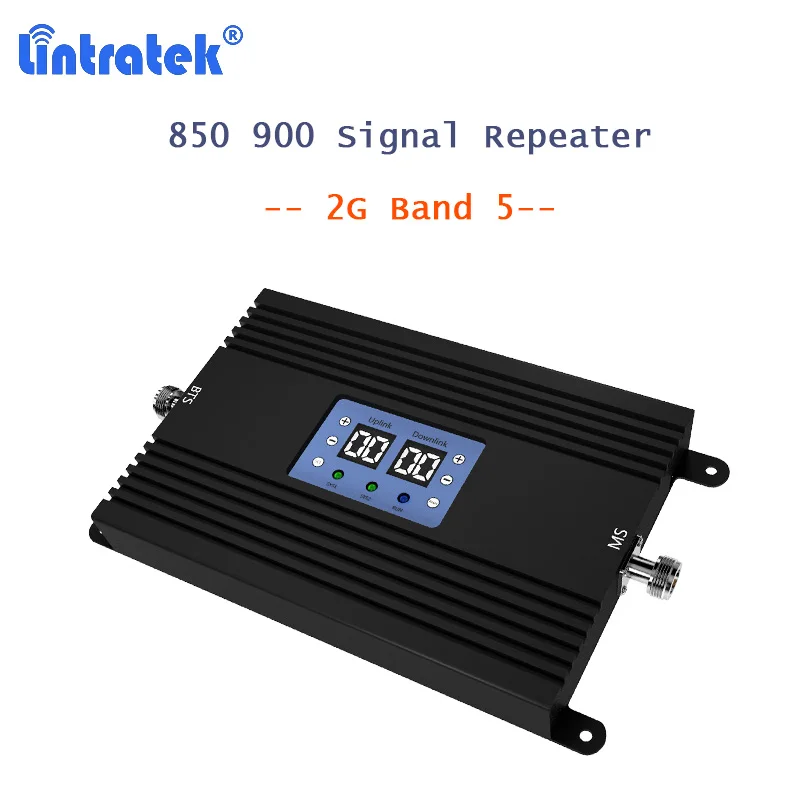 Lintratek 850 CDMA 900 GSM усилитель мобильный телефон сигнала сотовый 80dB двухдиапазонный