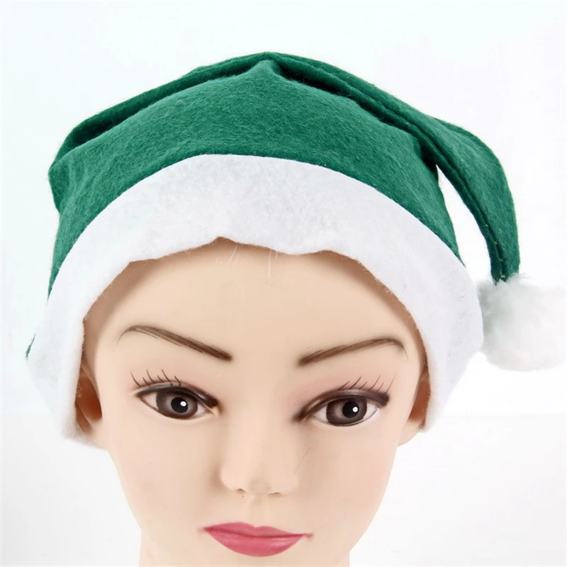 5 шт взрослых детей рождественские шапки нетканые ткани Санта Клаус новые шляпы