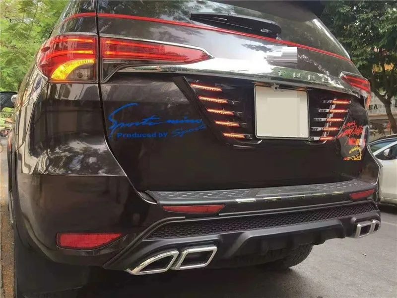 Внешний задний светодиодный огни дополнительная номерной знак с