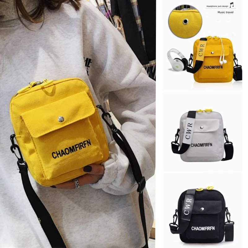 

Холщовая Сумка на плечо для женщин, сумочка для телефона на молнии, маленькие сумки через плечо для женщин, миниатюрная сумка для аксессуаров