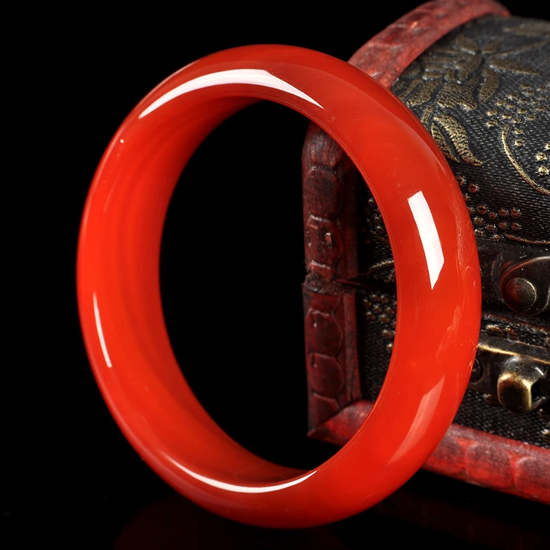 Natural handcarved red agate bangle bracelets women jewelry bracelet ruby | Украшения и аксессуары