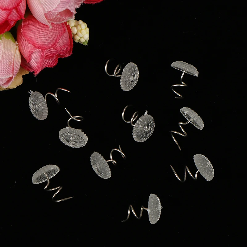 10 шт./компл. 10*17 мм прозрачные спиральные шпильки|Булавки| |