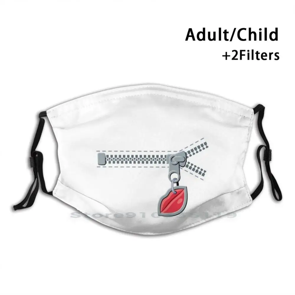 

Face Mask With Nose Wire , Zip Face Cover Mouth Print Reusable Mask Pm2.5 Filter Face Mask Kids With Nose Wire Face Mouth