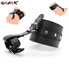 Рабство БДСМ бондаж кожаные наручники пальцы до щиколотки наручники секс-игрушки для мужчин женщин мужчин пар Панк ремни костюмы на запястье