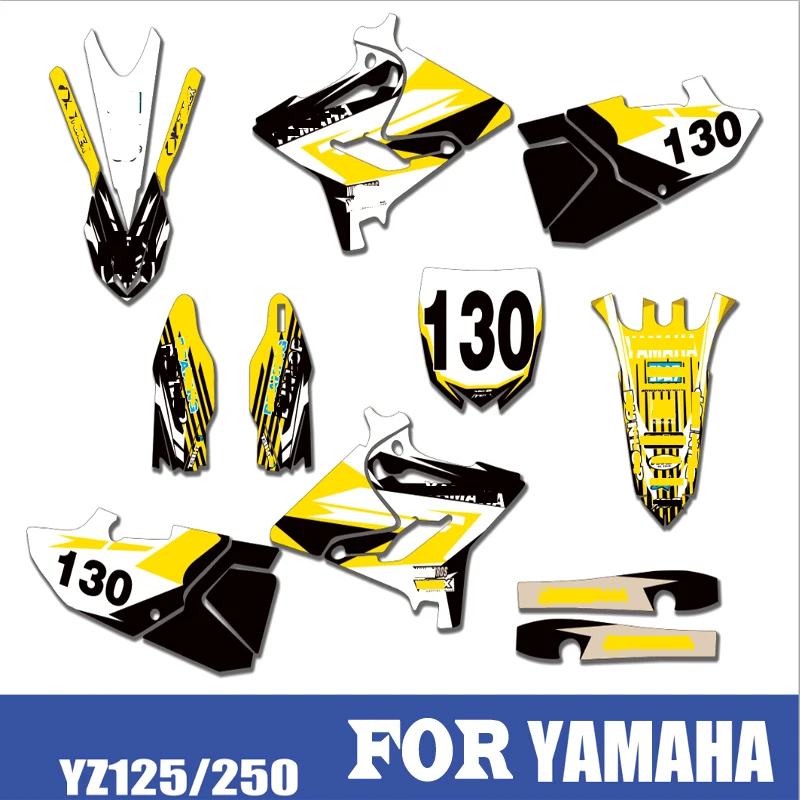 

GRAPHICS & BACKGROUNDS DECALS STICKERS Kits YZ 125 YZ 250 YZ125 YZ250 1996 1997 1998 1999 2000 2001 FOR YAMAHA