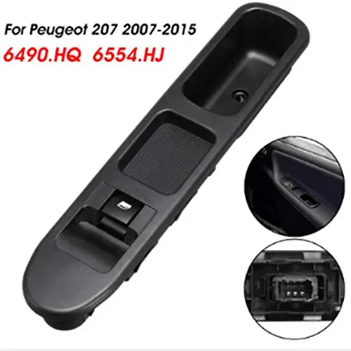 

Car accessries 6 Pins Electric Power Window Control Switch Passenger/Driver Side For Peugeot 207 2007-2015 6490HQ 6554HJ