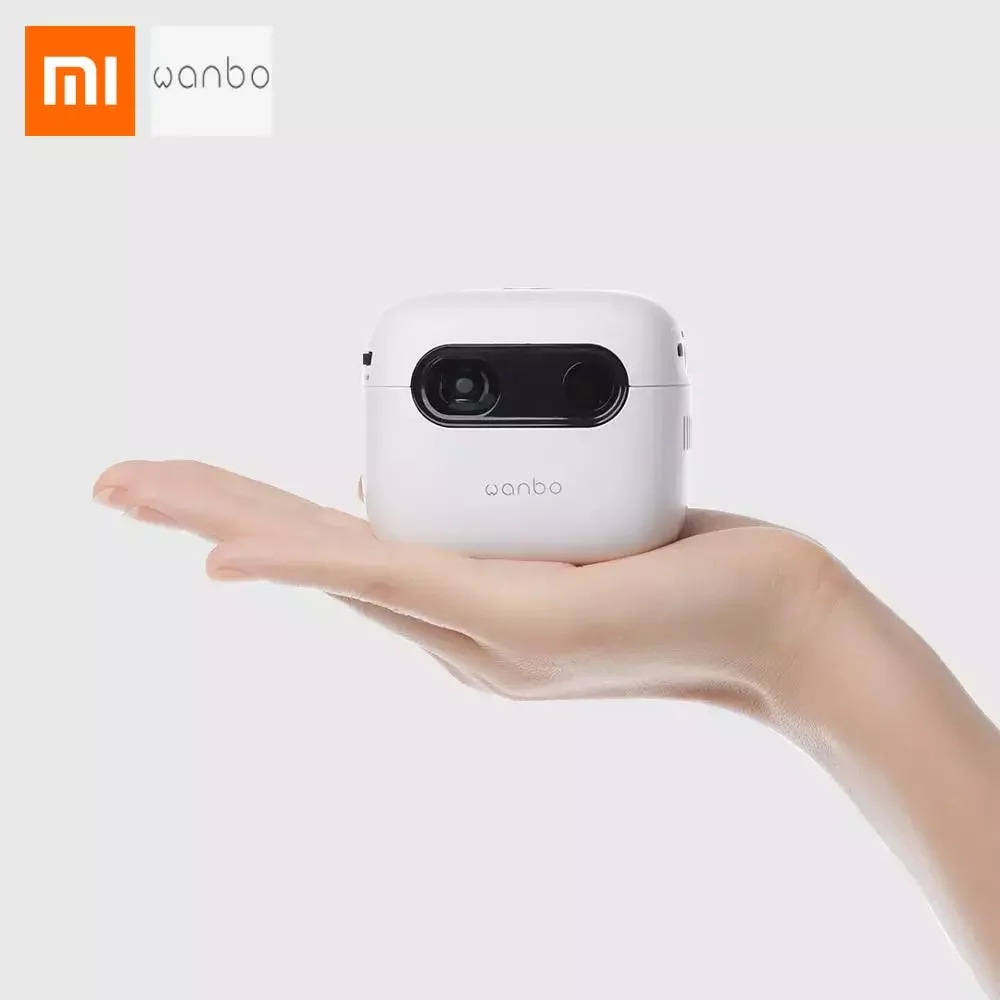 Умный мини-проектор Xiaomi Wanbo Q6A 2 4G + 5G Wi-Fi Bluetooth 4 0 маленький проектор DPL для