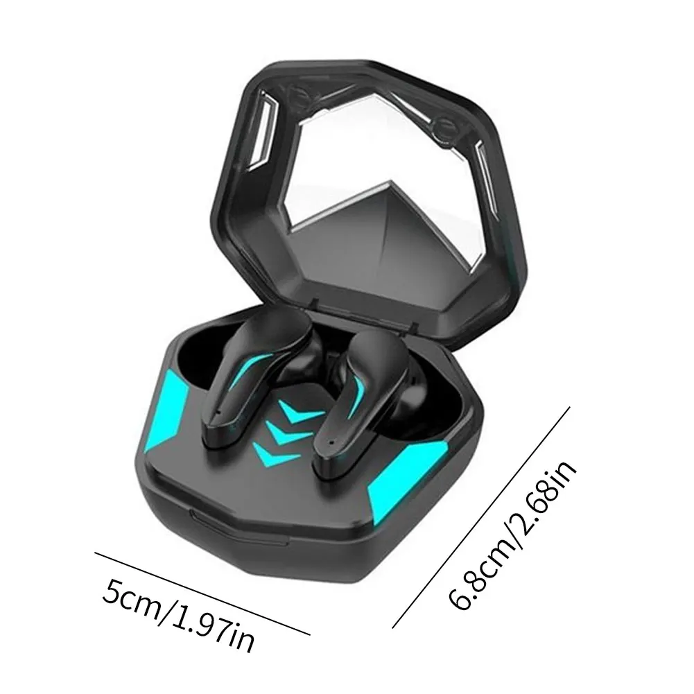 

TWS Gaming Headsets Bluetooth 5. 1 Wireless Headphone Touch Control Noise Cancelling With Microphone Sports Waterproof Earbuds