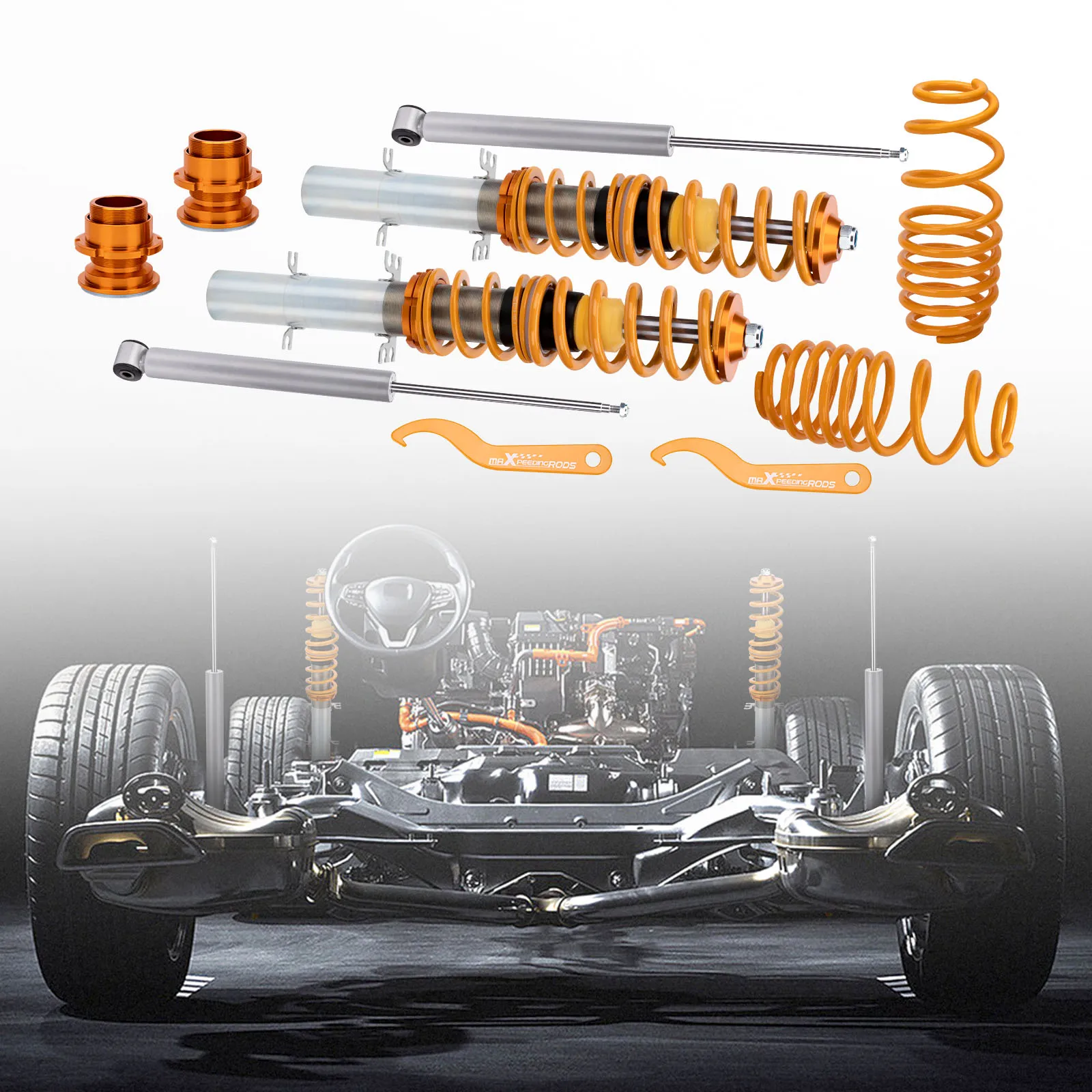 

Уличная Подвеска для постройки VW Bora 1J 1998-2004, уличные подвески для VW Volkswagen Golf MK4 Coilover 1,9 TDi FWD