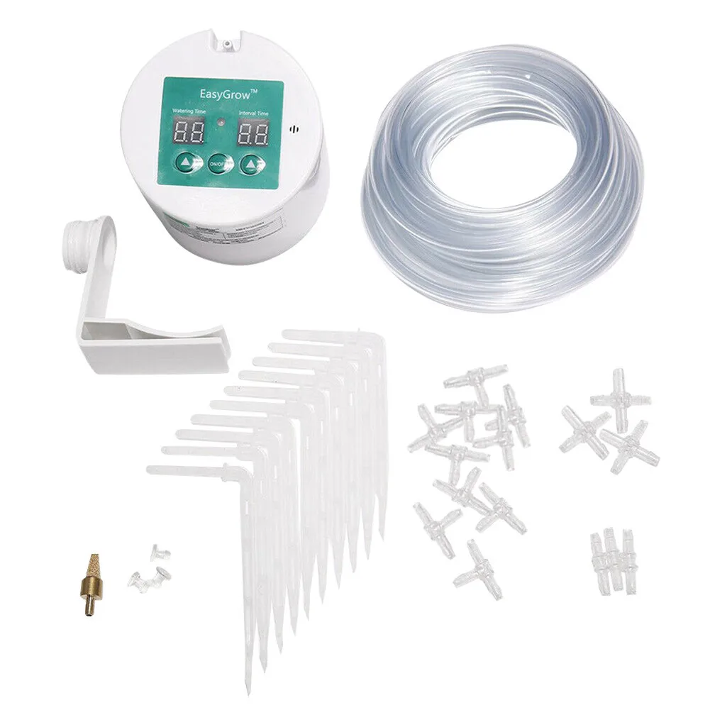 

Automatic Drip Irrigation Plant Kit Self Watering Can Timer System Indoor Garden Controllor For Flowers Plants Floristry Bonsai