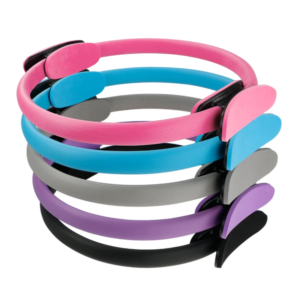 

Quality Yoga Pilates Ring Magic Wrap Slimming Body Building Training Heavy Duty EVAMaterial Yoga Circle 5 Colors
