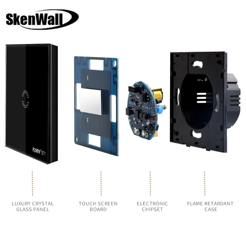 Европейский стандарт 170-240 в 1 комплект настенный светильник с дистанционным