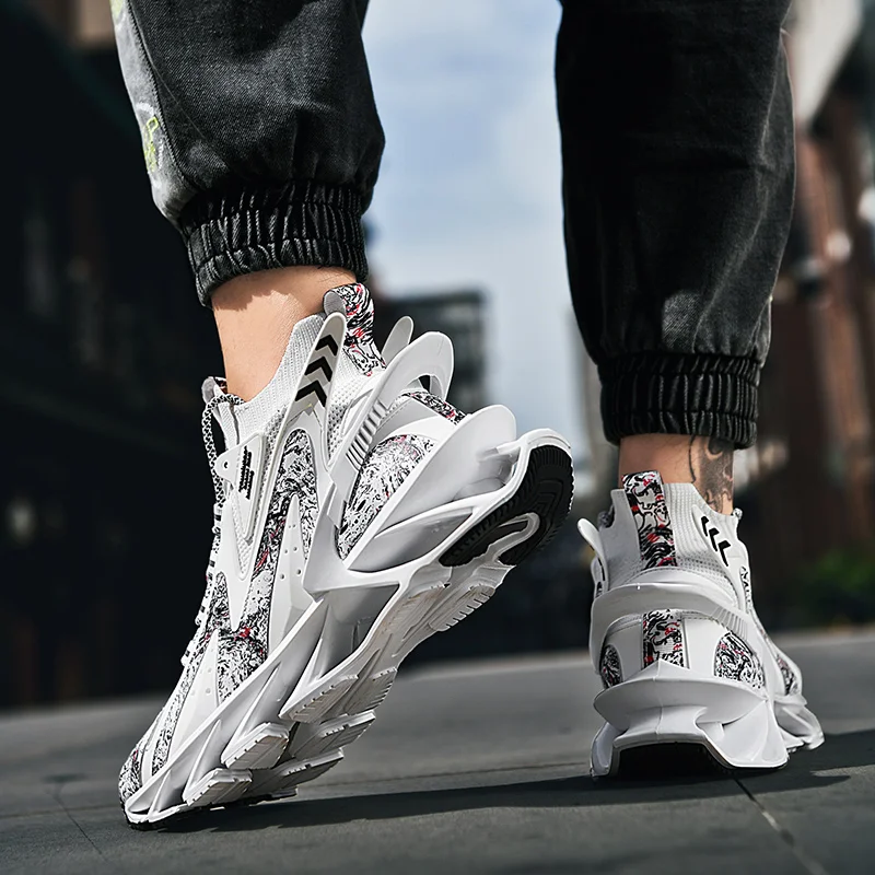 Casual Men Sneakers Luxury Mens Shoes Tenis Shoes Trainer Race Breathable Shoes Fashion Loafers Running Shoes For Men