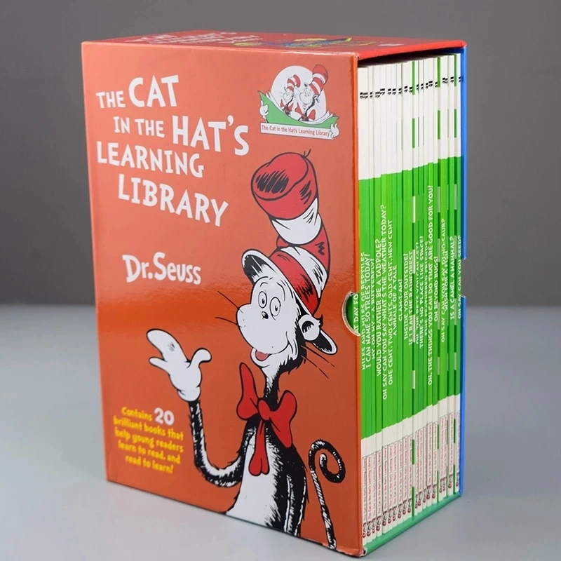 20 Books/Set Dr Seuss Cat In The Hats Learning Library English Story Books for Children Coloring Book Aprendendo Brinquedos enlarge