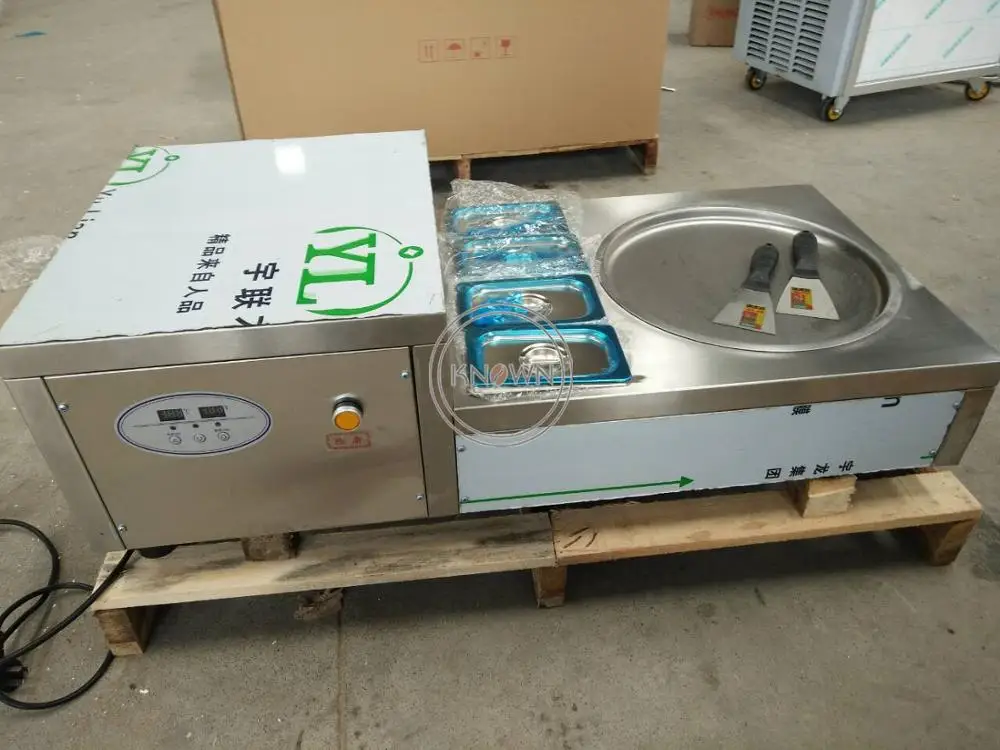 Настольный маленький дизайн R404A Одиночная круглая сковорода для приготовления