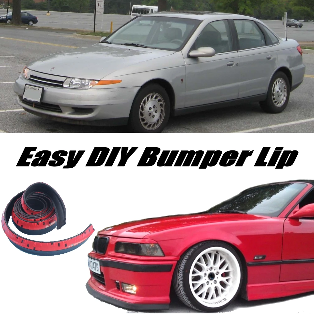 NOVOVISU Bumper Lip Deflector Lips For Saturn LS LS1 LS2 Front Spoiler Skirt Car View Tuning / Body Kit Strip | Автомобили и