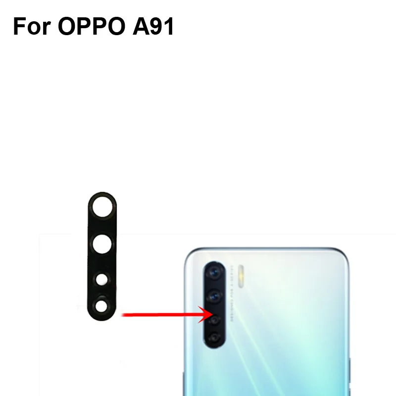 Запасные части для объектива задней камеры OPPO A91 стеклянные детали A 91 хороший