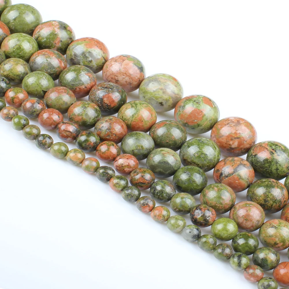 Натуральный камень изысканный цветок зеленый круглые свободные бусины для