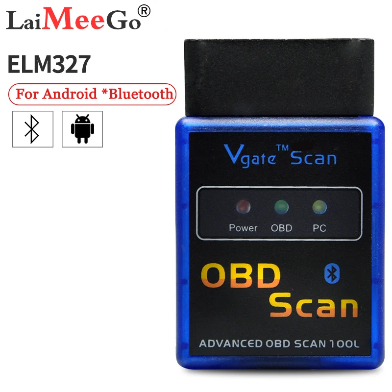 Диагностический мини сканер Vgate ELM327 Bluetooth OBD2 автомобильный диагностический для