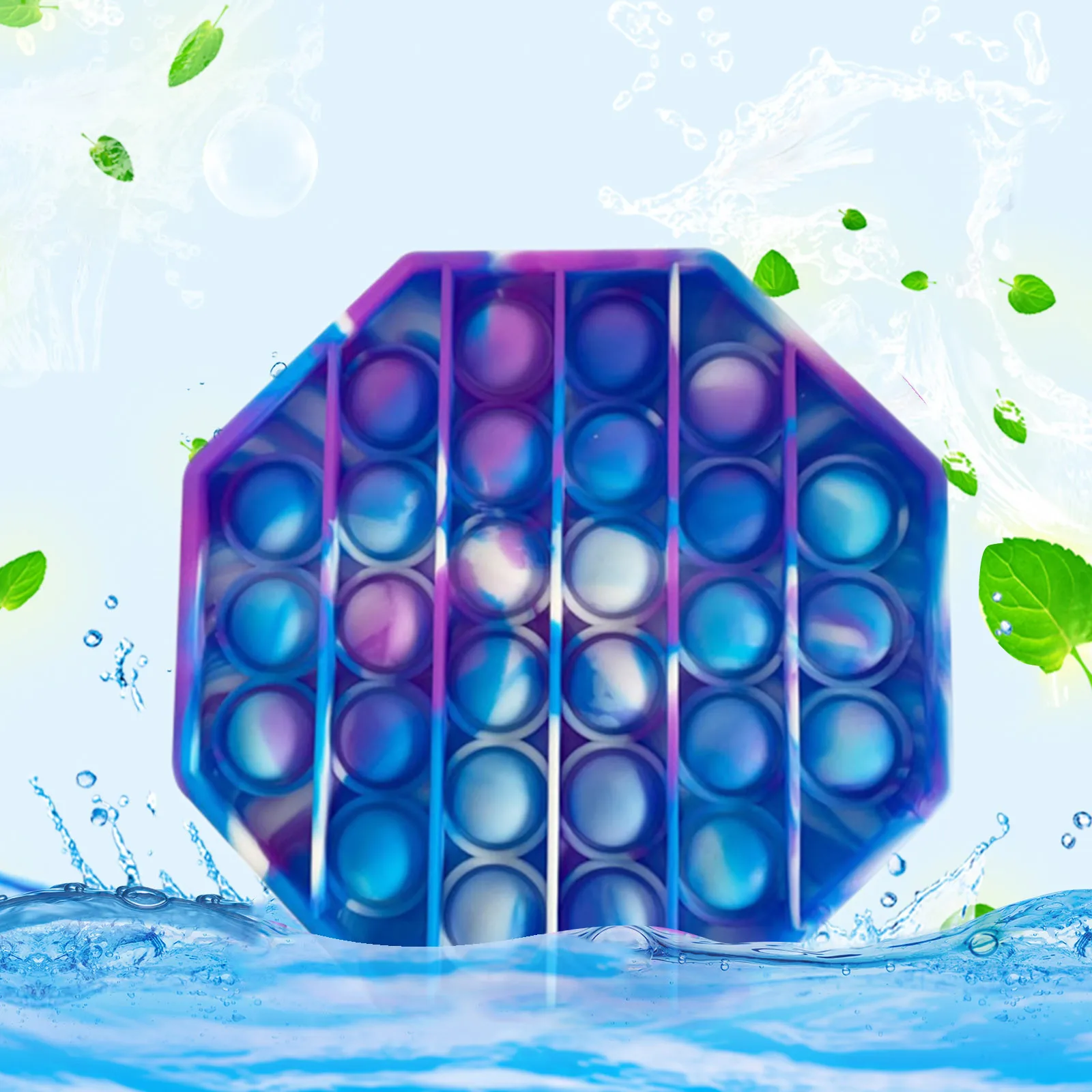 

HOT SAL 1PC Push Bubble Fidget Square Sensory Toy Autism Special Needs Stress Reliever Fidget Toys Simple Dimple 2021