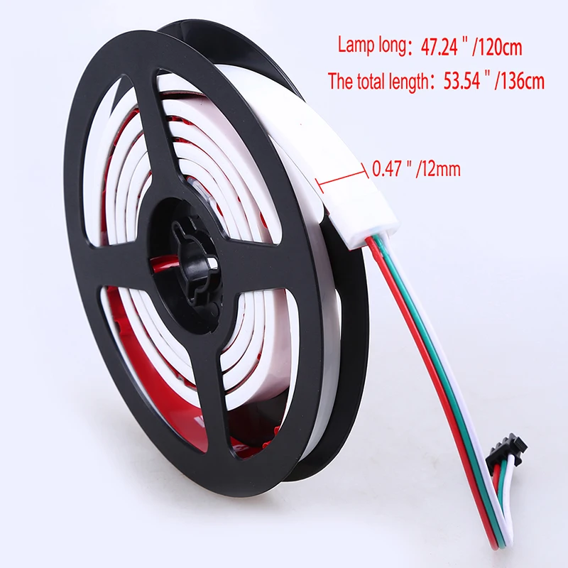 Posbay RGB Светодиодная лента водонепроницаемая для багажника автомобиля сигнальный