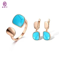 qsy 2021 trend jewelry for women free shipping pearl wedding jewelry set earrings ring lady setgifts for friends cute