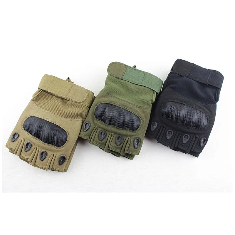 

New outdoor tactics outdoor sports cycling half-finger gloves fitness anti-skid protective wear gloves A4 men