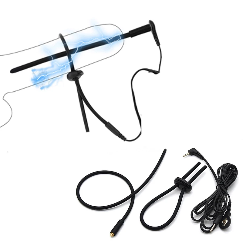 Анальная пробка BDSM с электрошоком для пениса электростимулятор силиконовые