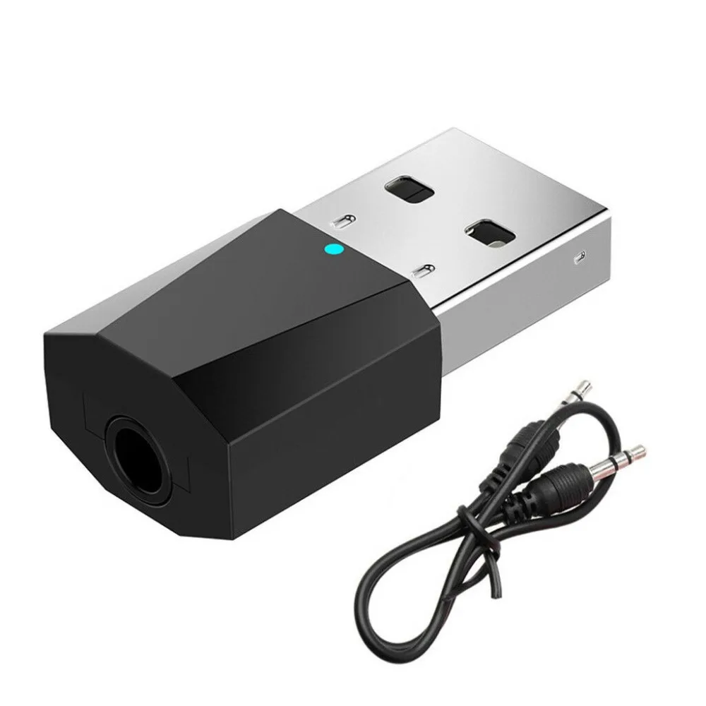 Портативный Bluetooth 3 аудио приемник передатчик мин стерео Bluetooth AUX RCA USB 3,5 мм разъем для ТВ ПК автомобильный комплект беспроводной адаптер