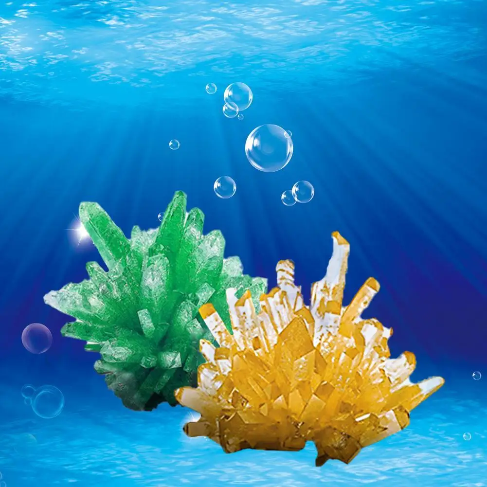 

Fake Crystal Growing Kit Creative Educational Plastic Exploratory Science Experimental Toy for Kids