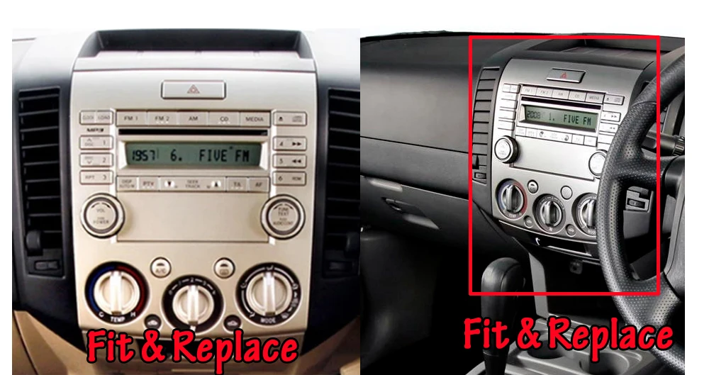 Liislee Android 9.0 For Ford Ranger 2007~2012 Stereo Car Carplay Radio NAVI Map Navigation Multimedia System Radio CD DVD Player