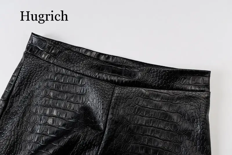 

2021 Spring Summer New Black Sexy Scale Wrapped Chest Top and Long Pants Casual Set