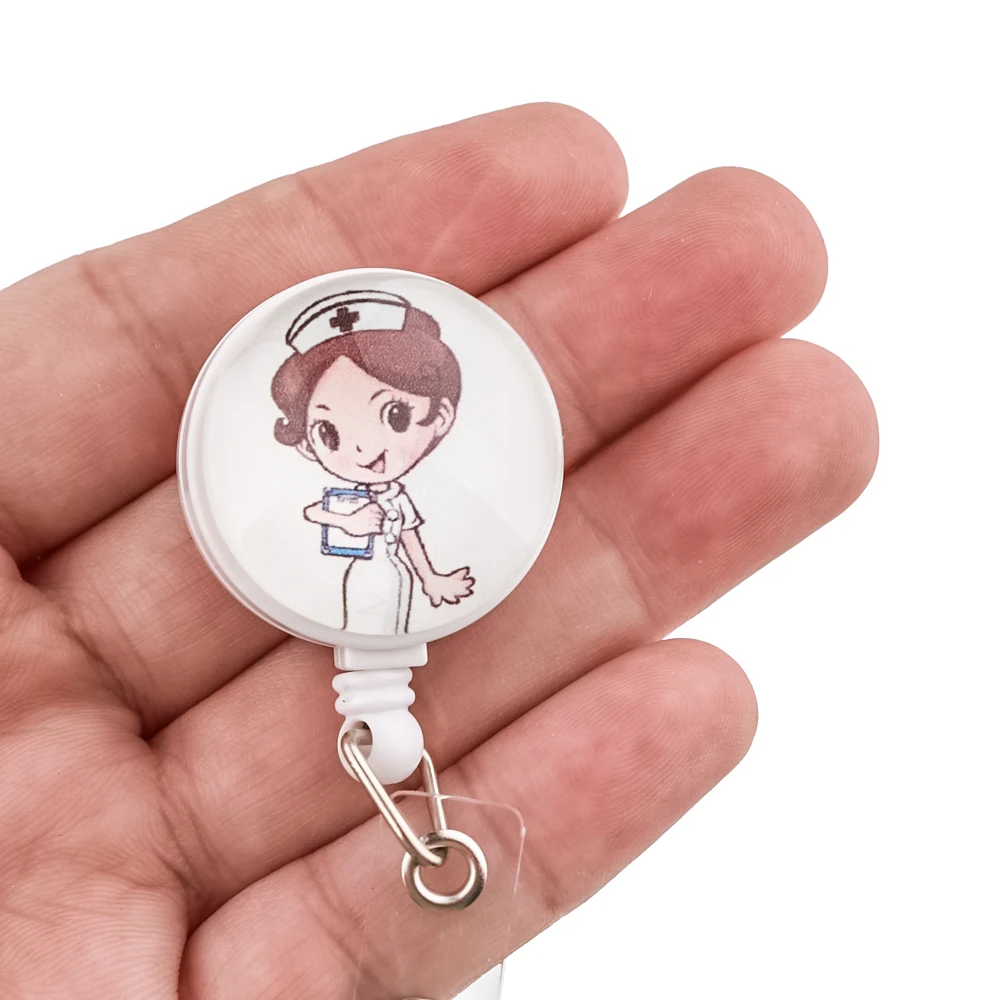 Держатель для карт YL663 с катушкой врачей значок медсестры |