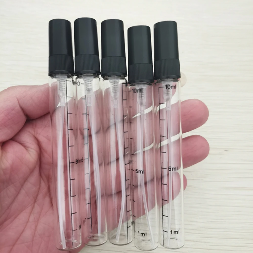 

5pcs 3/5/10ml Mini Spray Perfume Essential Oil Refillable Bottles Empty Portable Women Diy Travel Cosmetic Makeup Containers