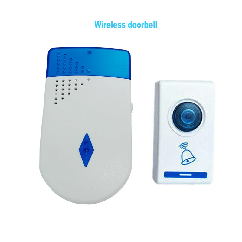 Беспроводной дверной звонок в комплекте SOS вспышка светодиодсветильник громкий