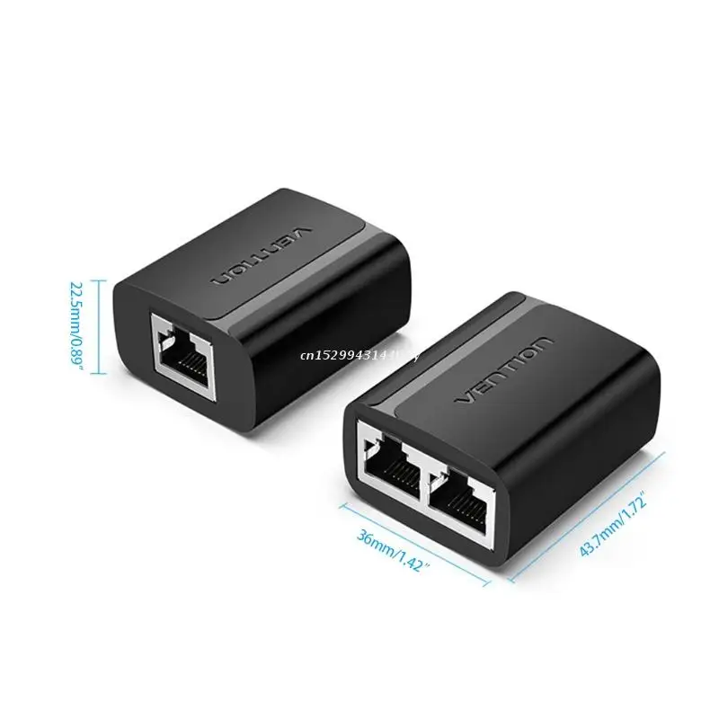 Разветвитель Ethernet адаптер RJ45 гнездо 1 к 2 гнездовой разъем соединитель 8P8C