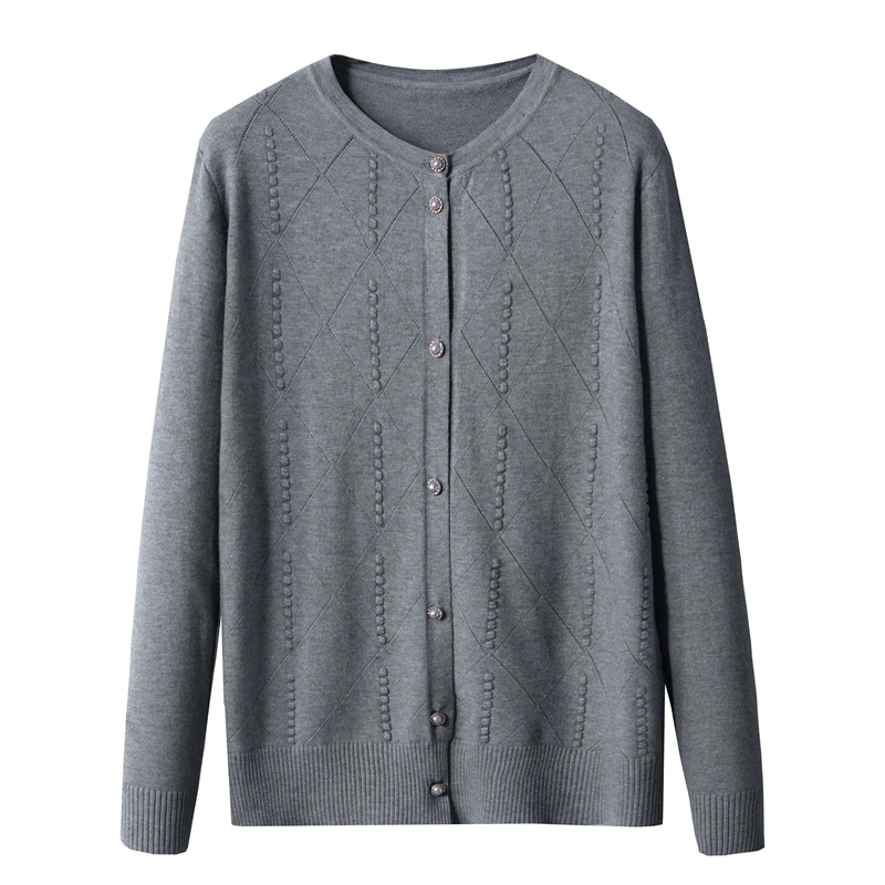 Свитер для женщин среднего и пожилого возраста новинка 2020 одежда мам на весну