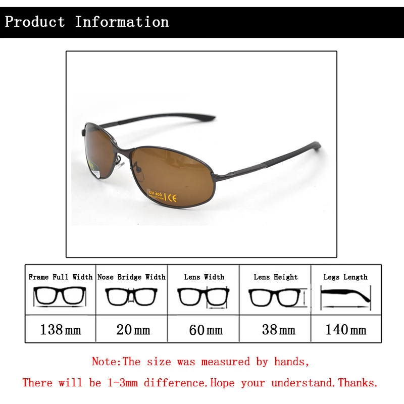 Модные поляризационные солнцезащитные очки для близорукости мужчин и женщин