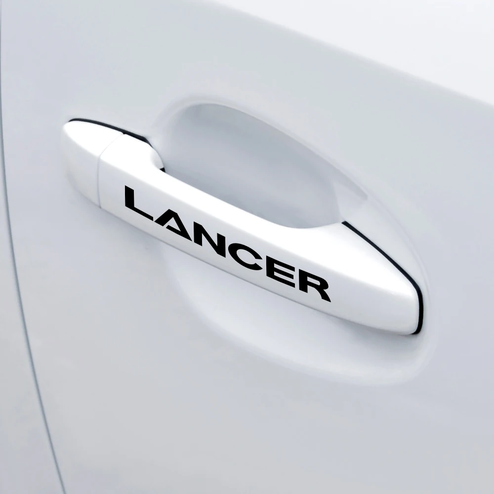 4 шт. декоративные наклейки на дверную ручку автомобильного стеклоочистителя для